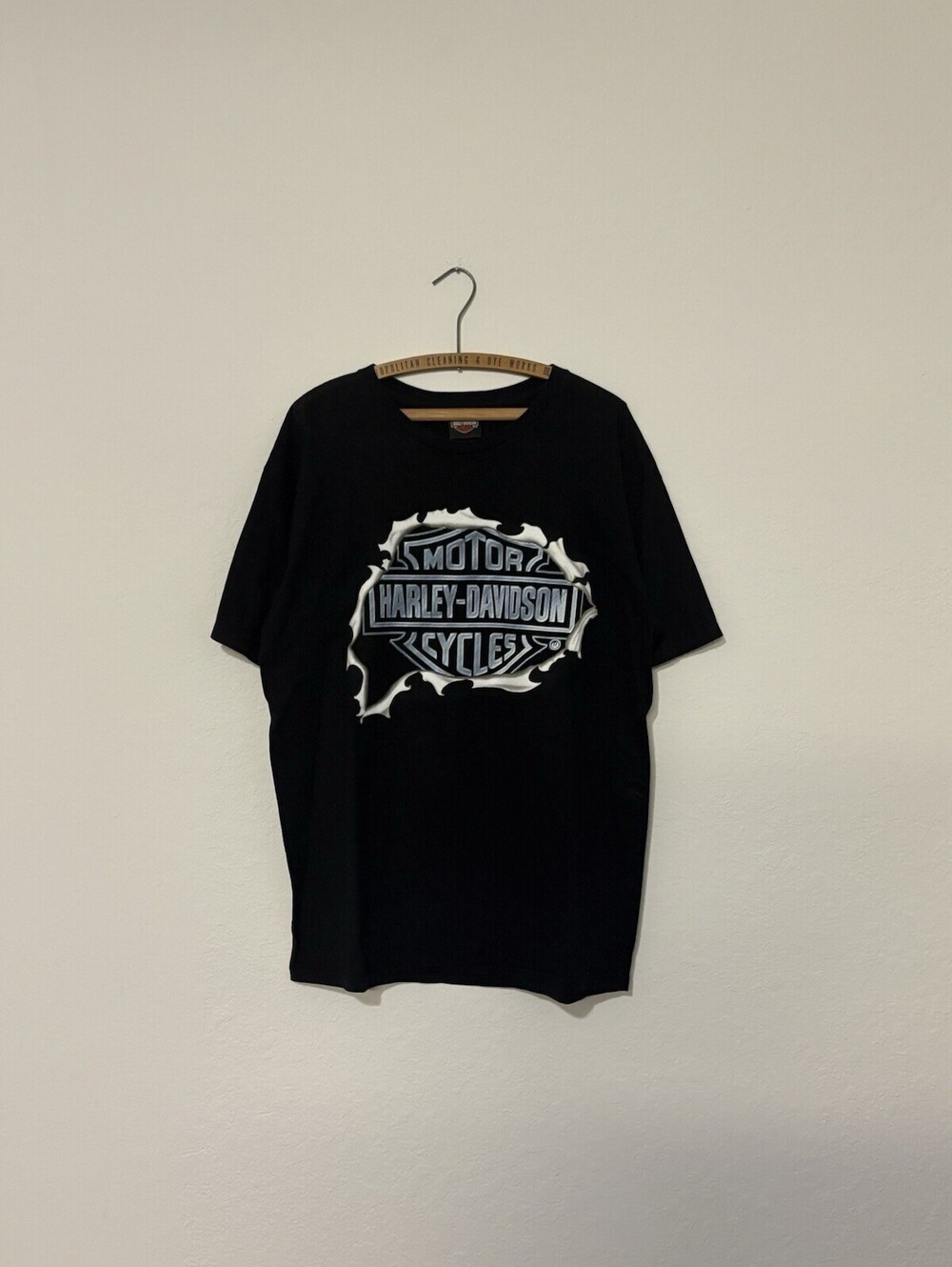 Vintage Y2K Harley-Davidson "Caliente" San Antonio Texas Black Shirt Size L